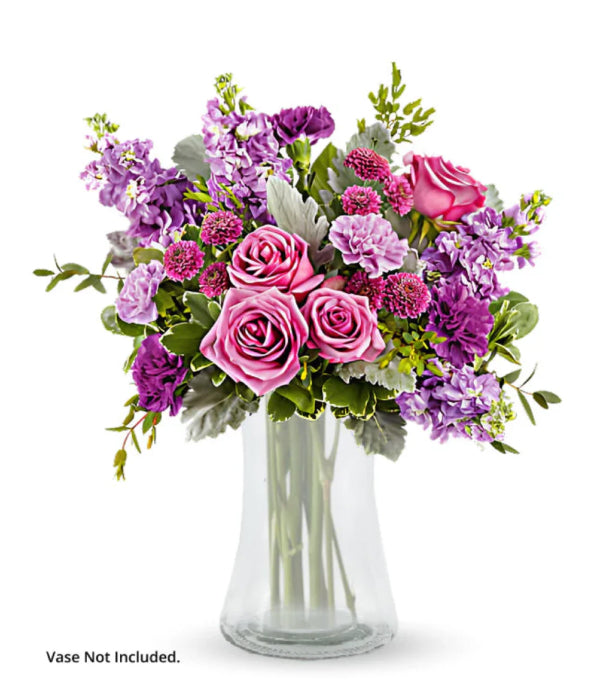Bouquet de jardin d'améthyste