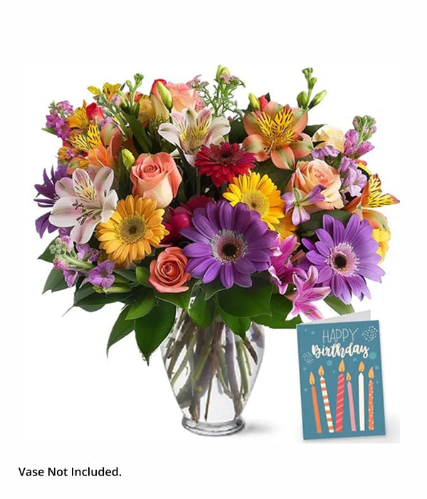 Choix du fleuriste d'anniversaire III