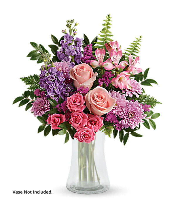 Bouquet de blush et de baies