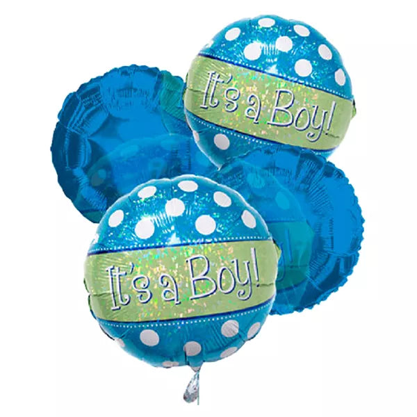It's a Boy balloon bouquet