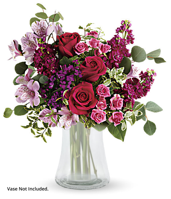 Bouquet de roses roses